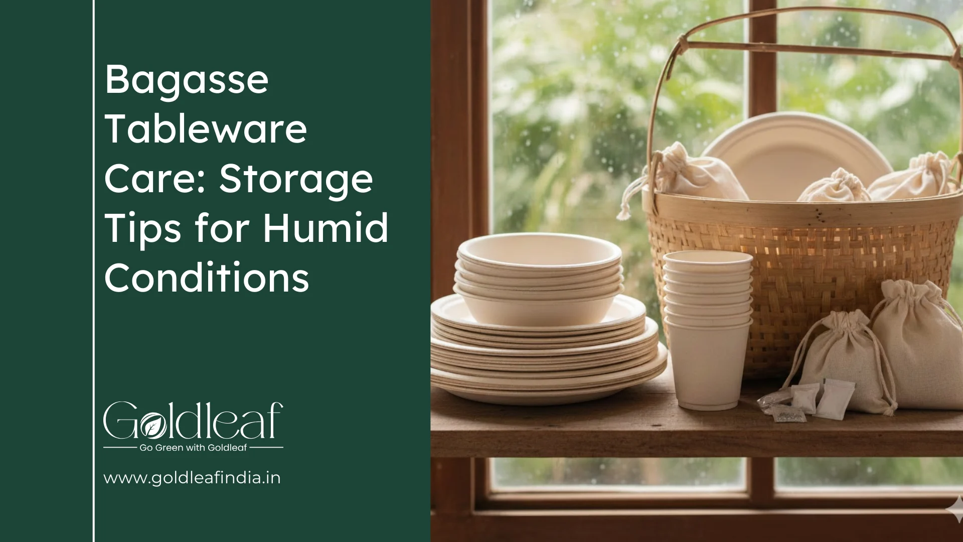 Bagasse Tableware Care: Storage Tips for Humid Conditions